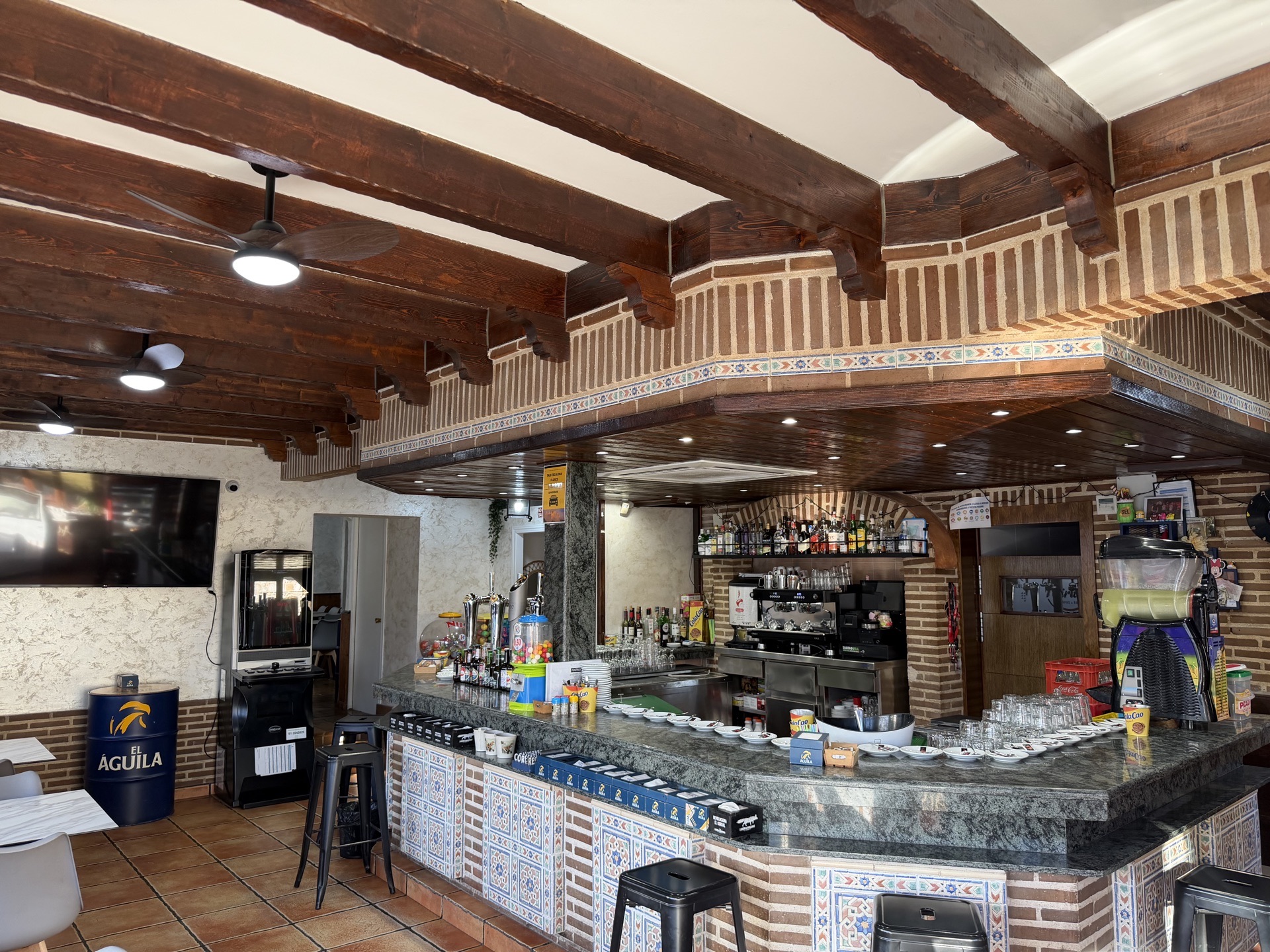 Interior del restaurante Tapeo El Mirador, Escalona Toledo
